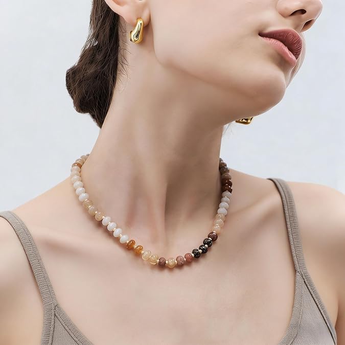 Handmade Beaded Choker Necklace for Women | Colorful Style