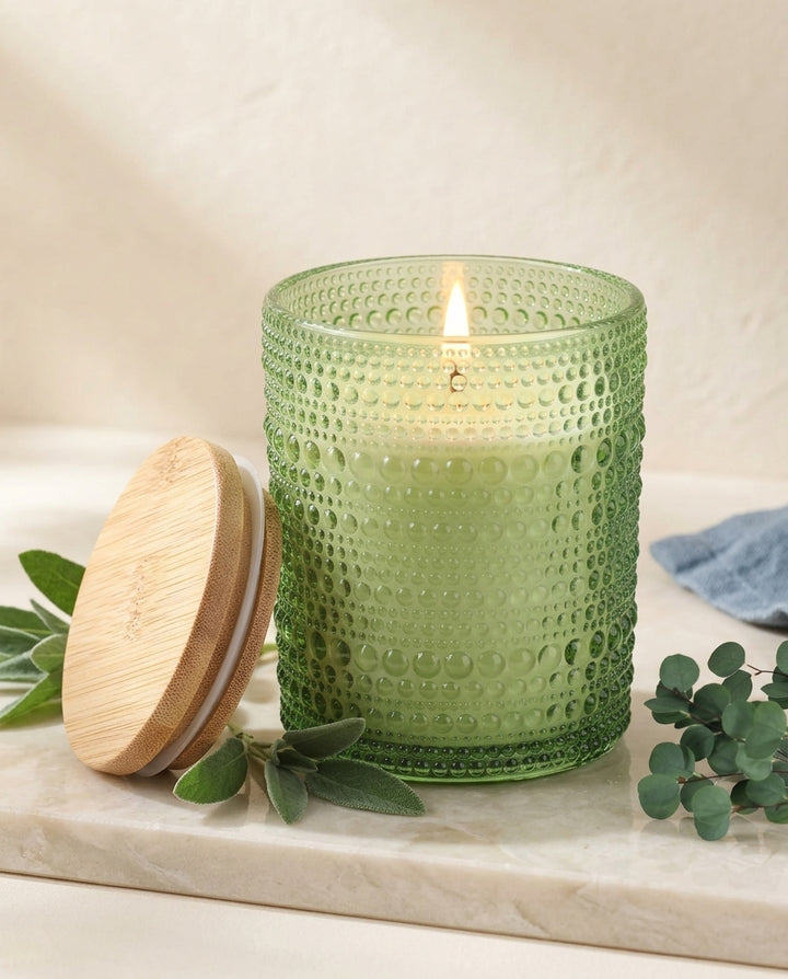 Eucalyptus & Sage Soy Candle – 6.3 oz, 42-Hour Burn